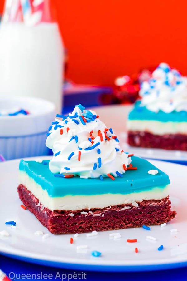 patriotic brownies