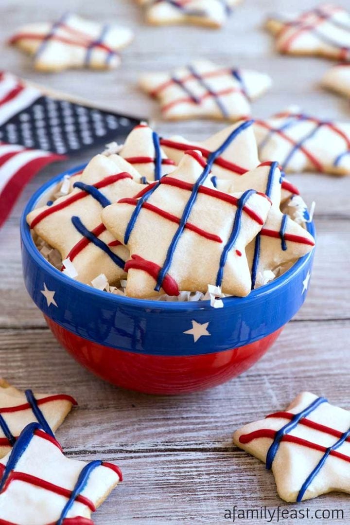 star spangled sugar cookies