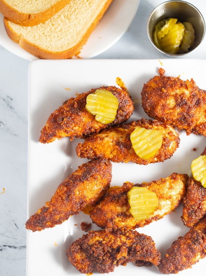 Nashville hot chicken tenders