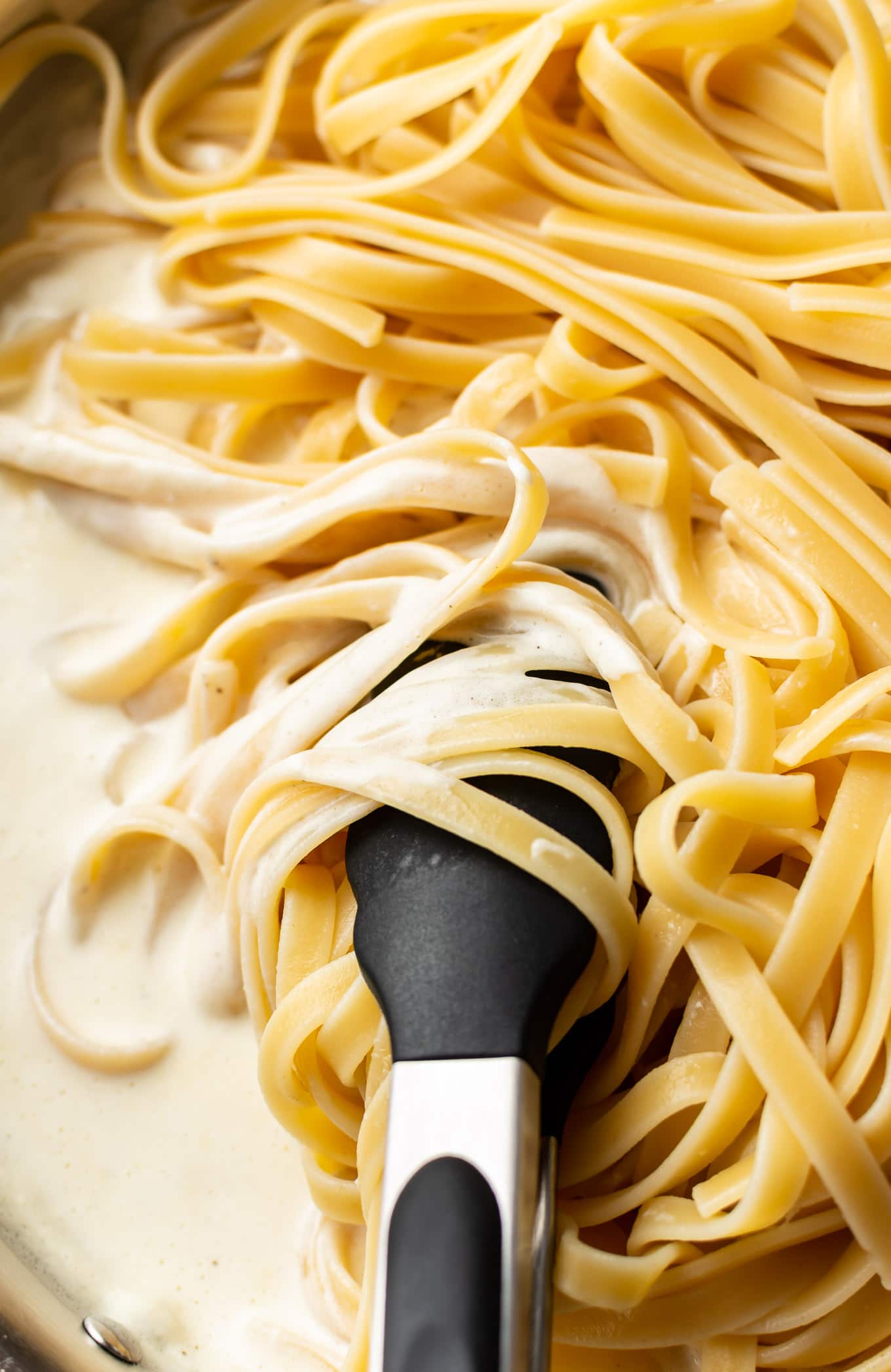 Quick and easy alfredo sauce salt lavender
