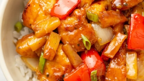 Sweet Pineapple Chicken Alfredo (Alfredo con Pollo e Ananas)