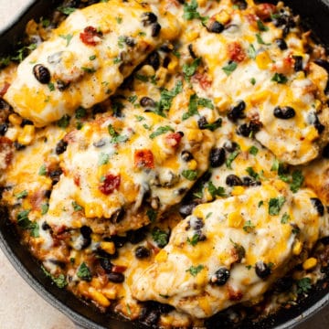 Santa Fe Chicken in a skillet