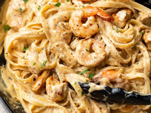 Cajun Shrimp And Sausage Fettuccine Alfredo Recipe | Besto Blog