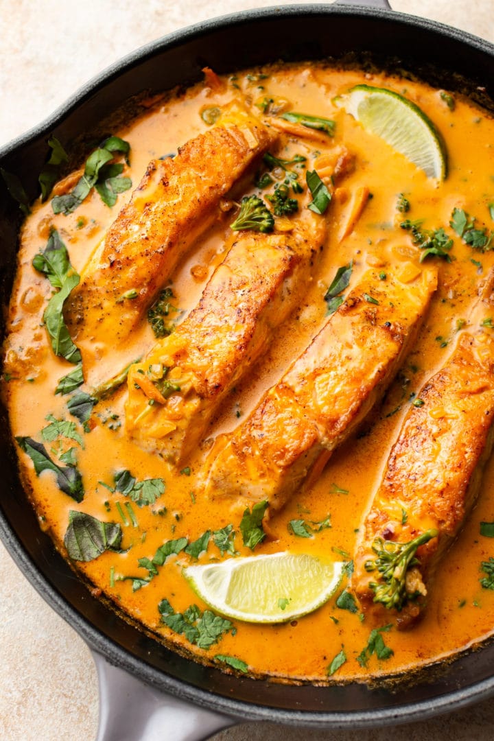 Salmon Coconut Curry