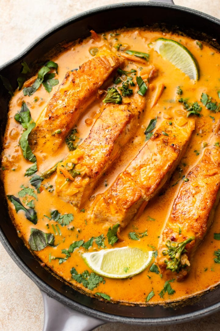 Salmon Coconut Curry 