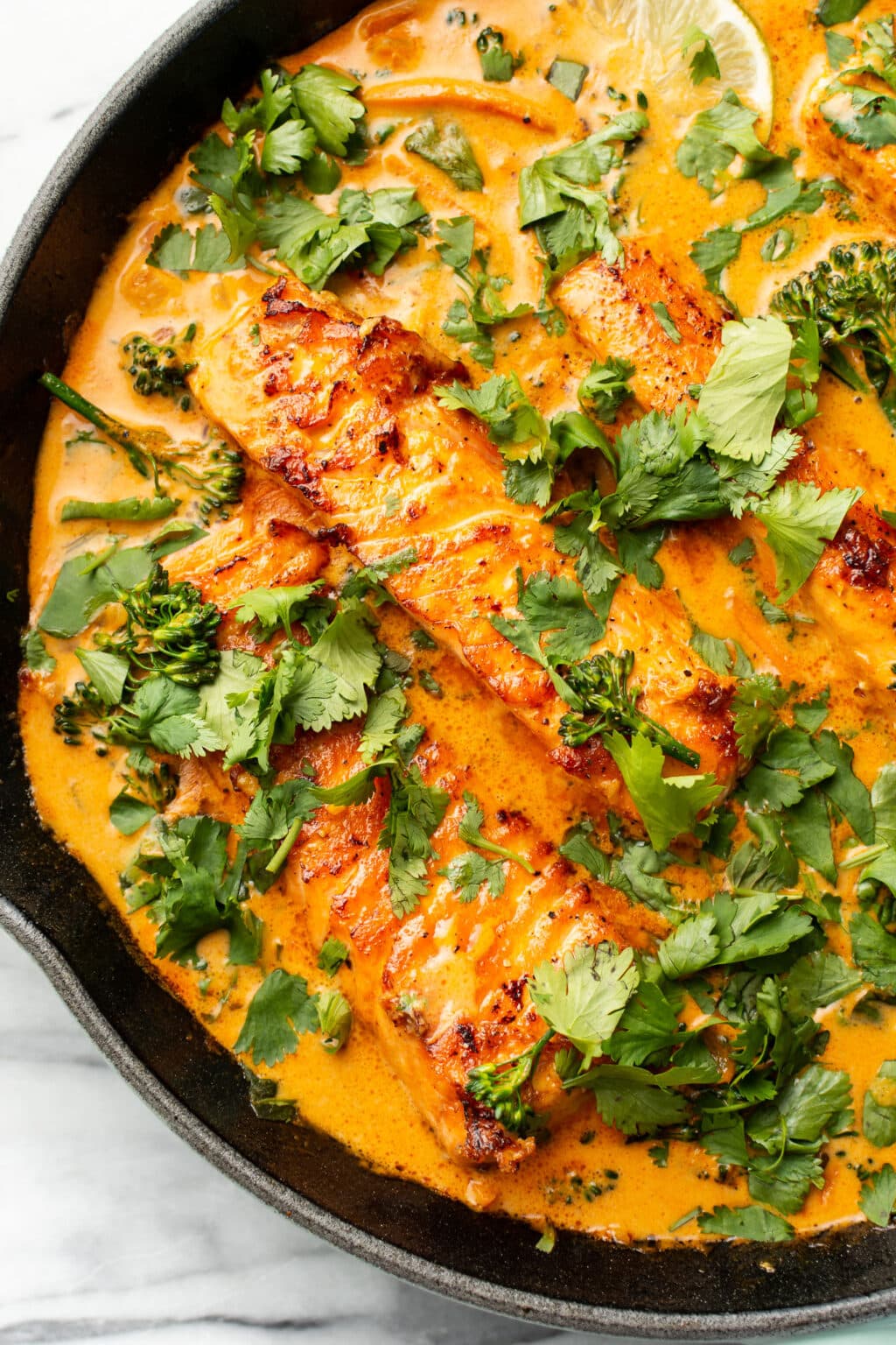 coconut curry salmon baked Thai inspired quick restaurant quality home