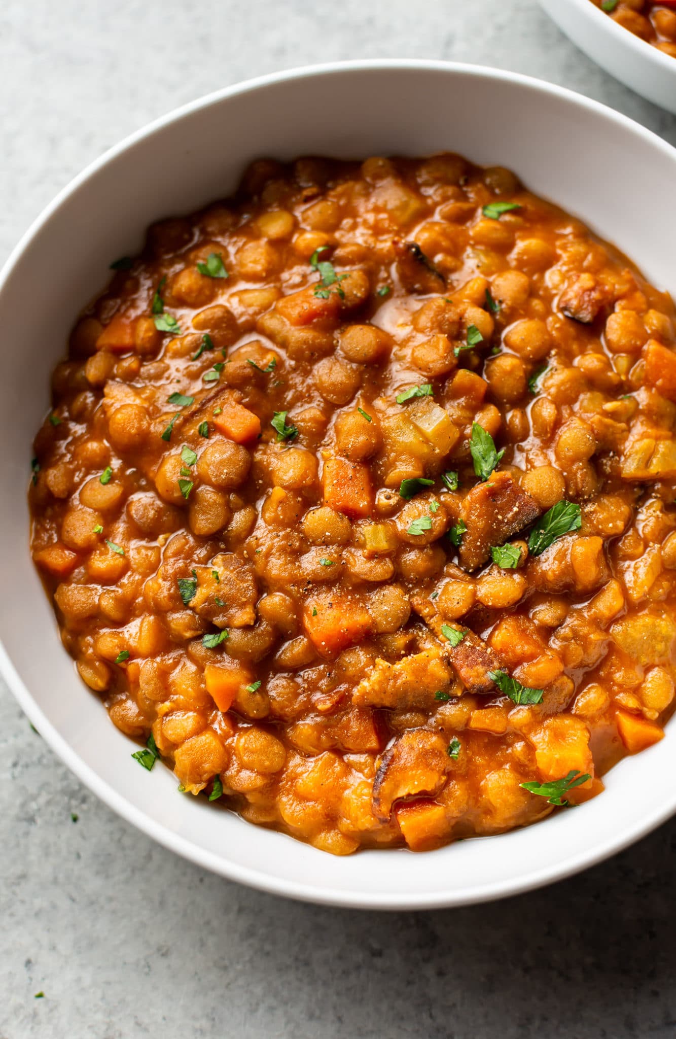 Instant Pot Lentil Stew Salt Lavender