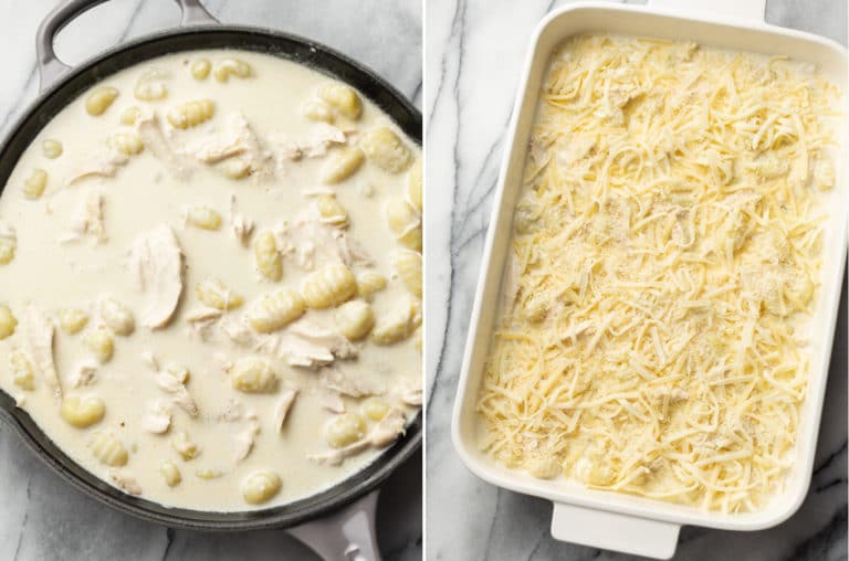 Chicken Alfredo Gnocchi Bake • Salt & Lavender
