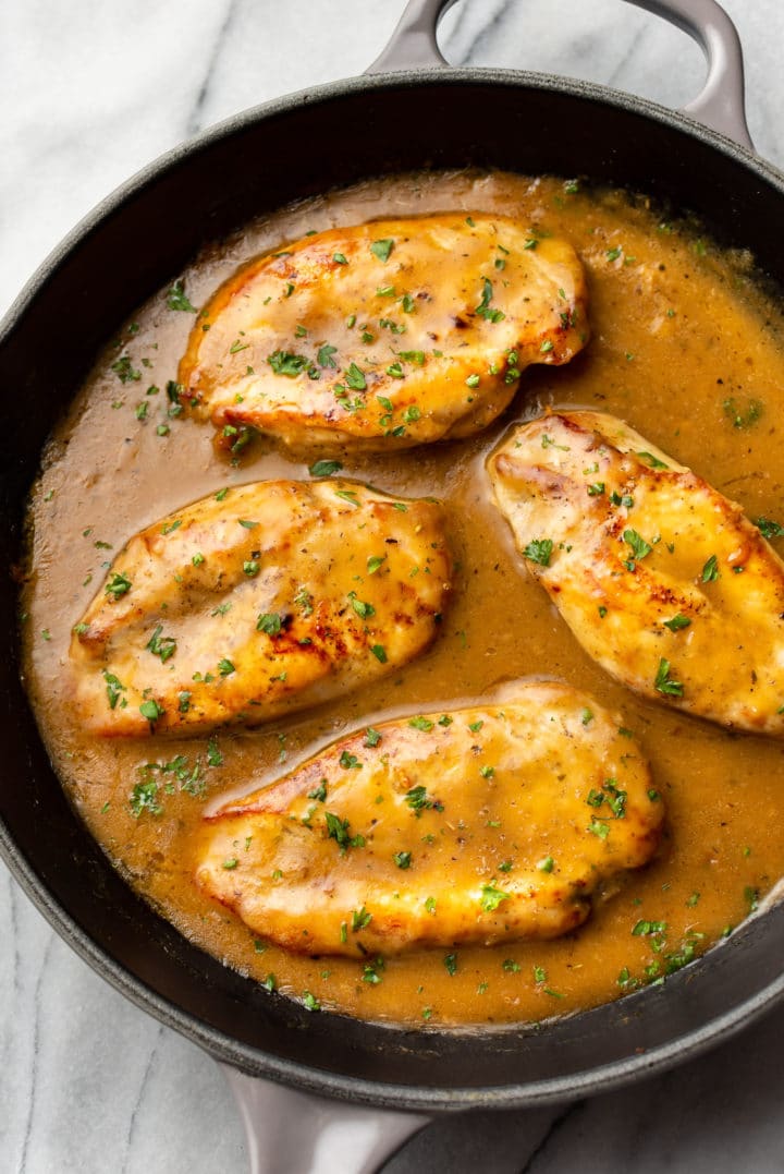 chicken and gravy skillet