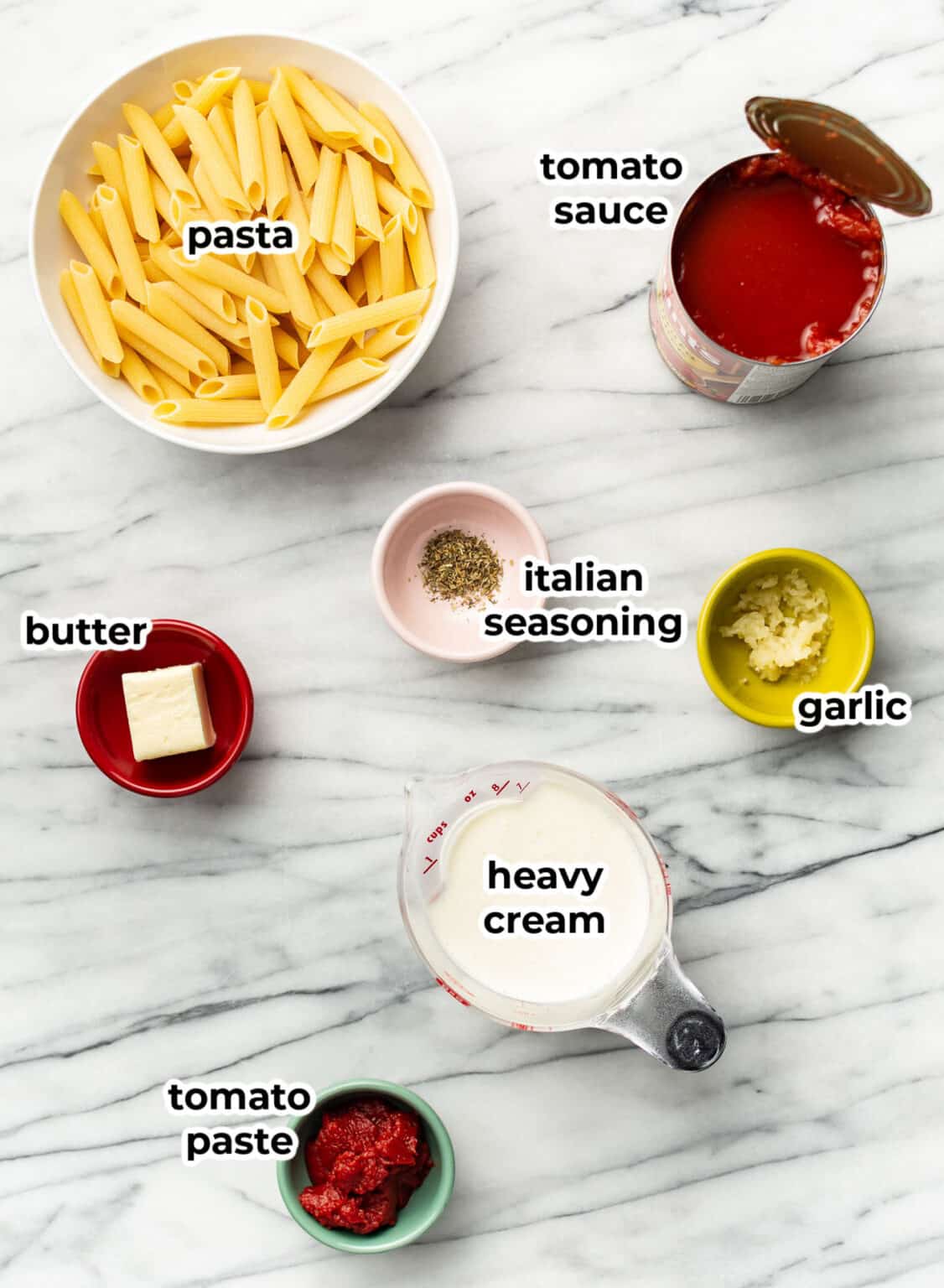 Super Easy Creamy Tomato Pasta • Salt & Lavender