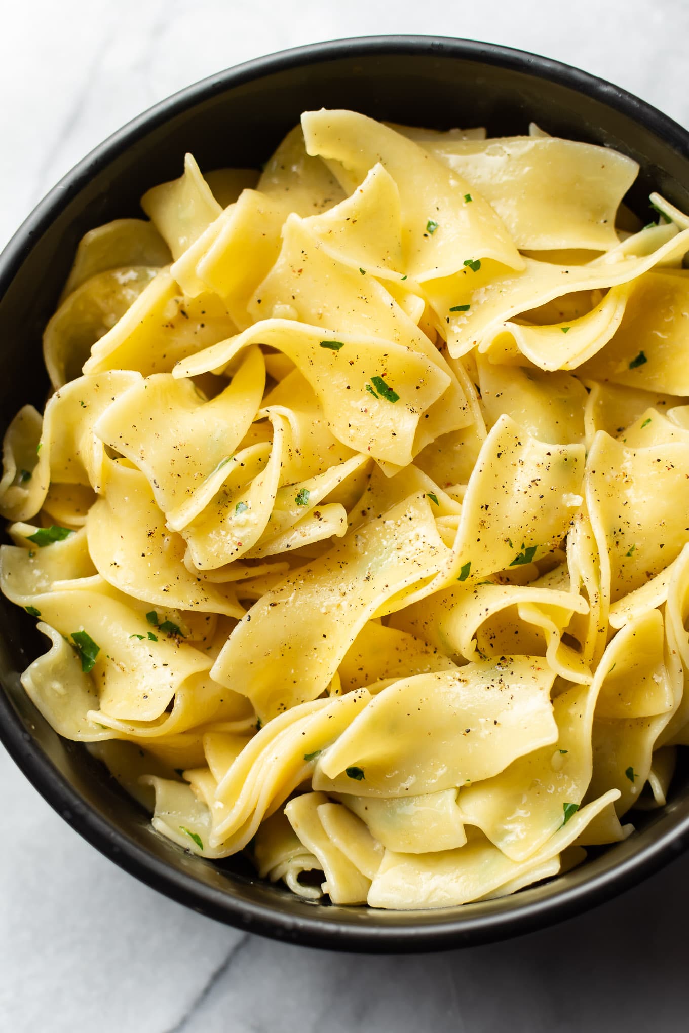 Quick and Easy Garlic Butter Noodles • Salt & Lavender