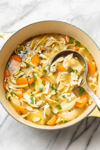 Easy Chicken Noodle Soup • Salt & Lavender