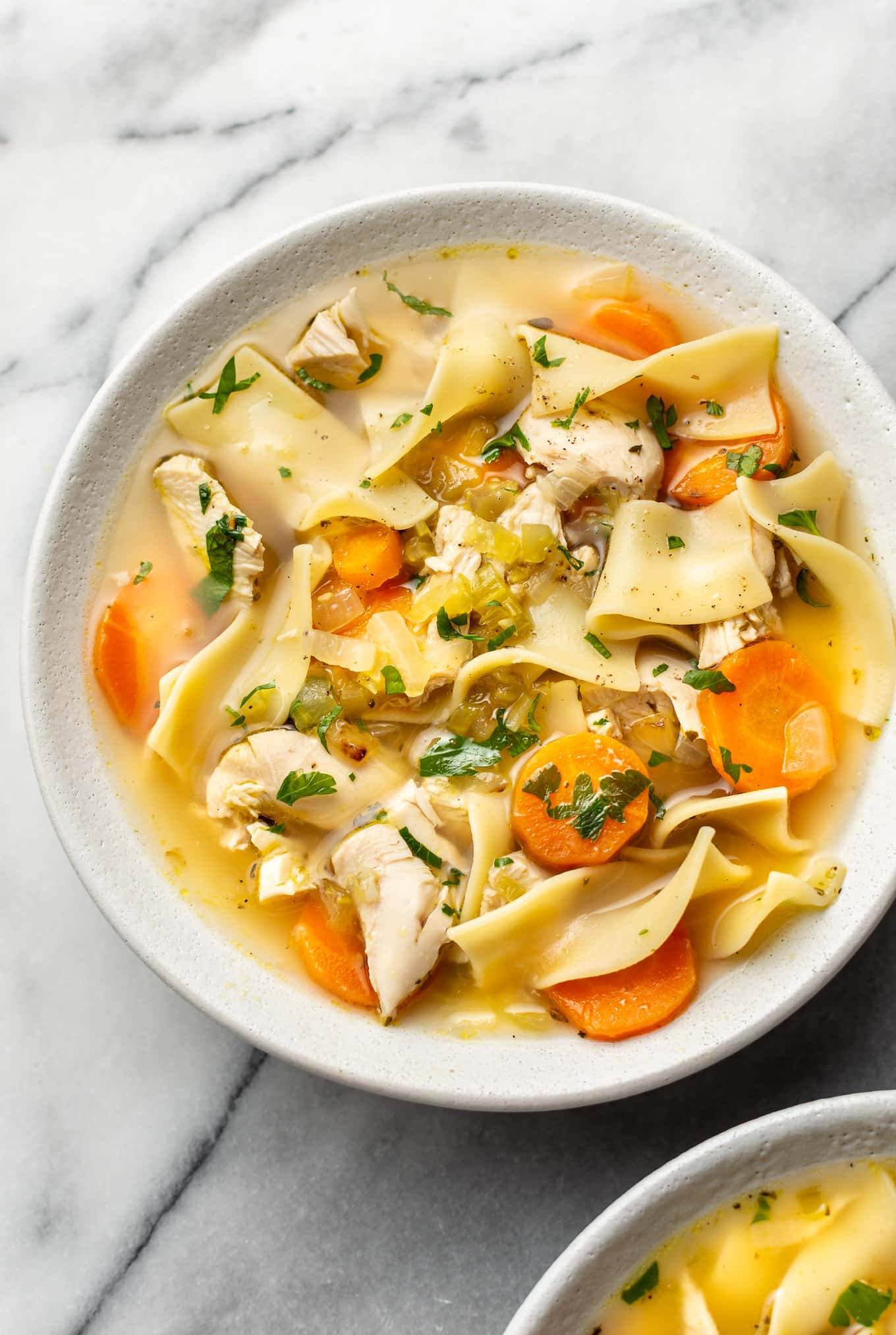Easy Homemade Chicken Noodle Soup (One Pot)