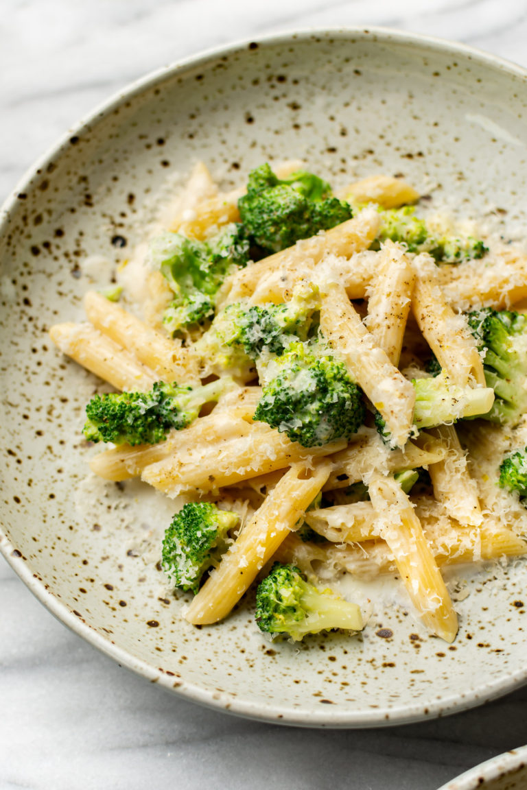 Creamy Lemon Broccoli Pasta • Salt & Lavender