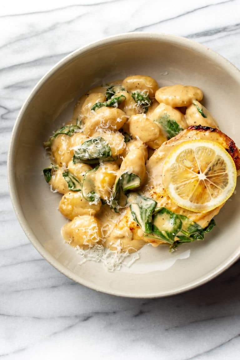 Lemon Chicken Gnocchi • Salt & Lavender