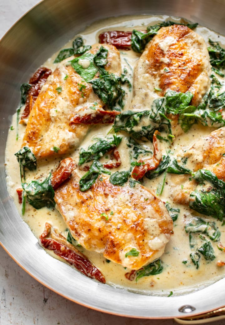 Creamy Tuscan Chicken Skillet