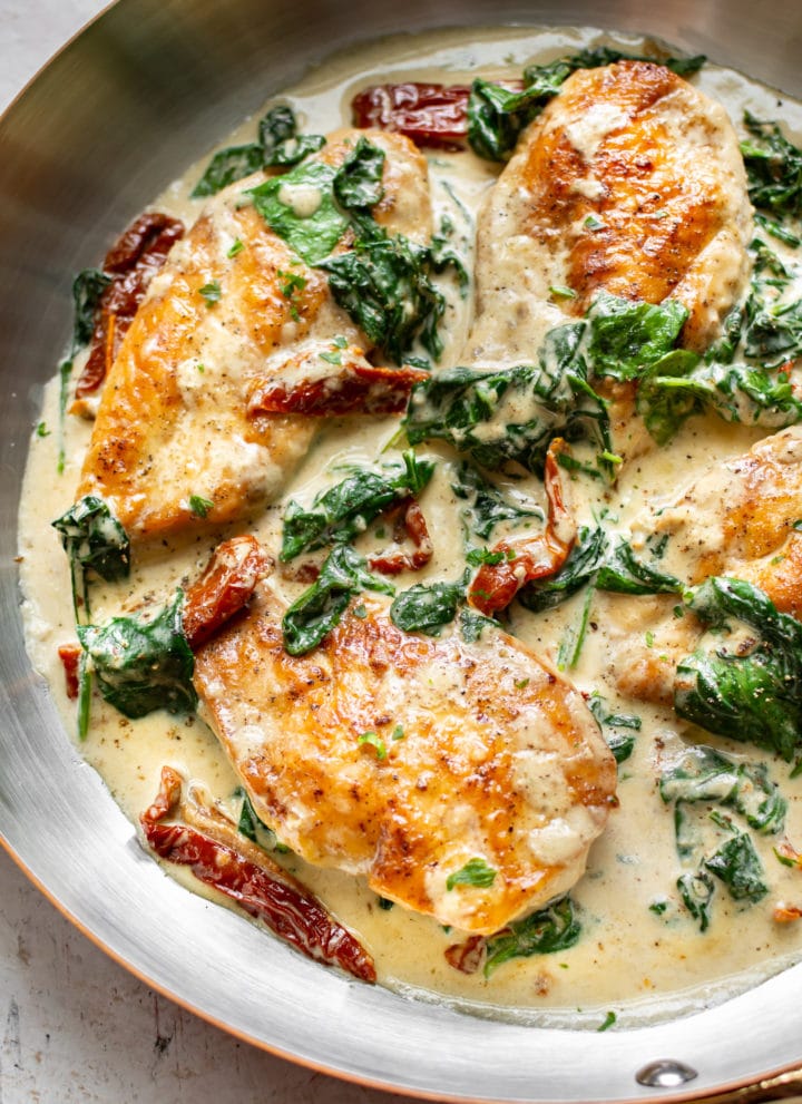 Creamy Tuscan Chicken Skillet