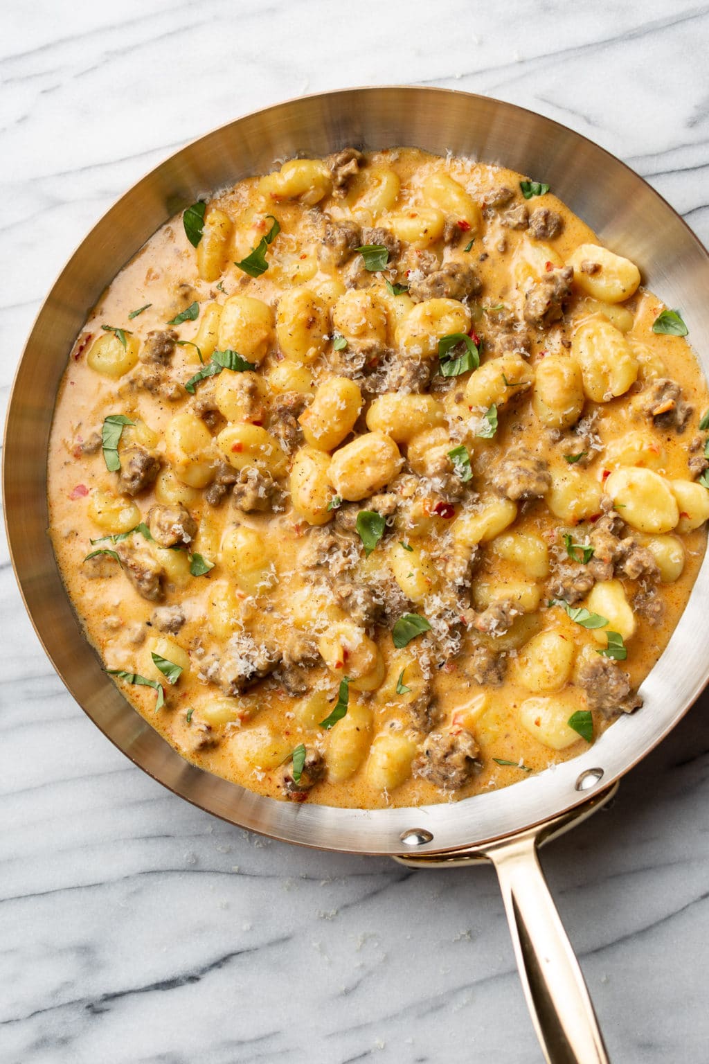 Spicy Italian Sausage Gnocchi • Salt & Lavender
