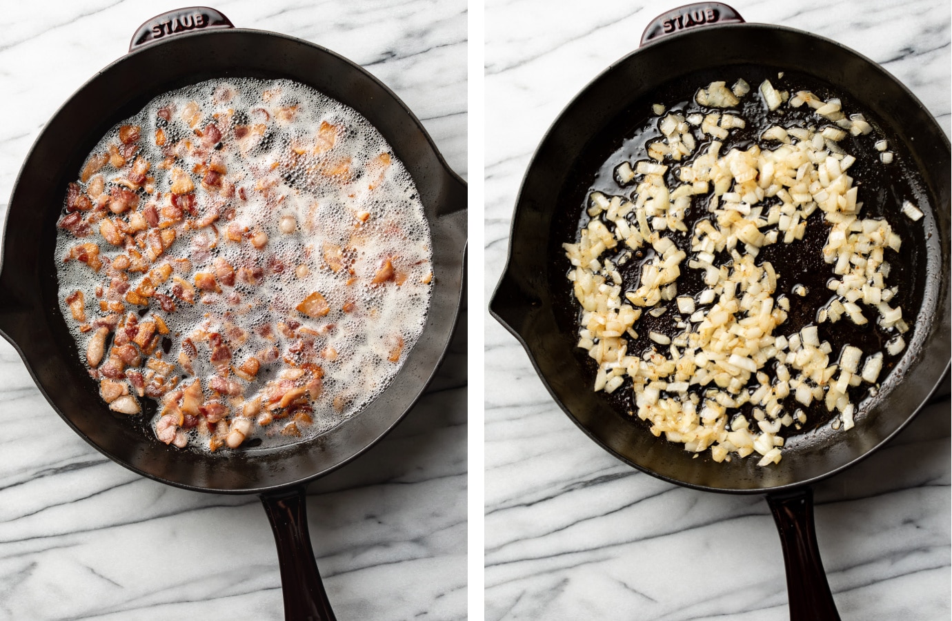 Sautéed Spinach with Bacon • Salt & Lavender