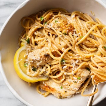 Lemon Chicken Pasta • Salt & Lavender