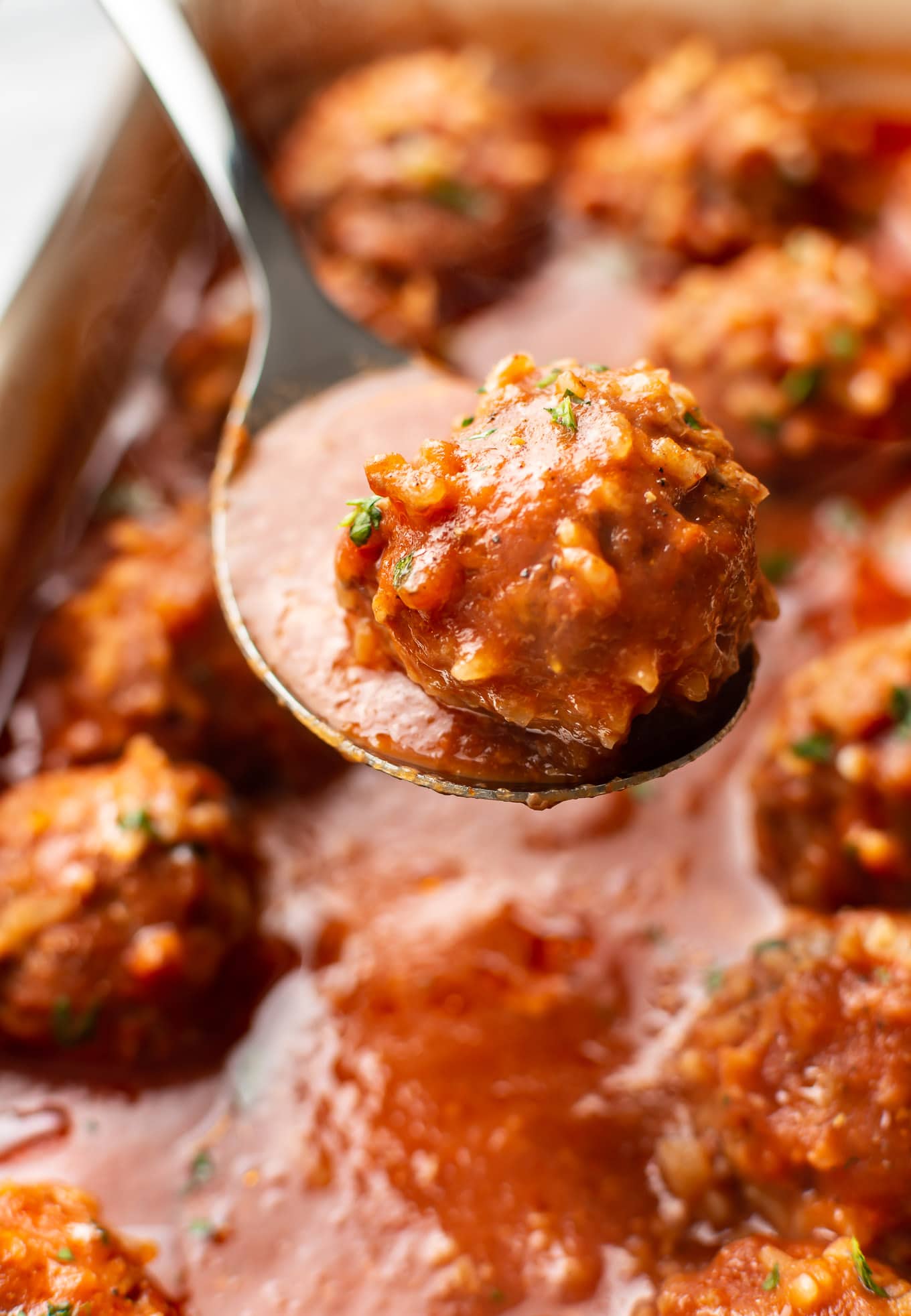 Easy Baked Porcupine Meatballs • Salt & Lavender