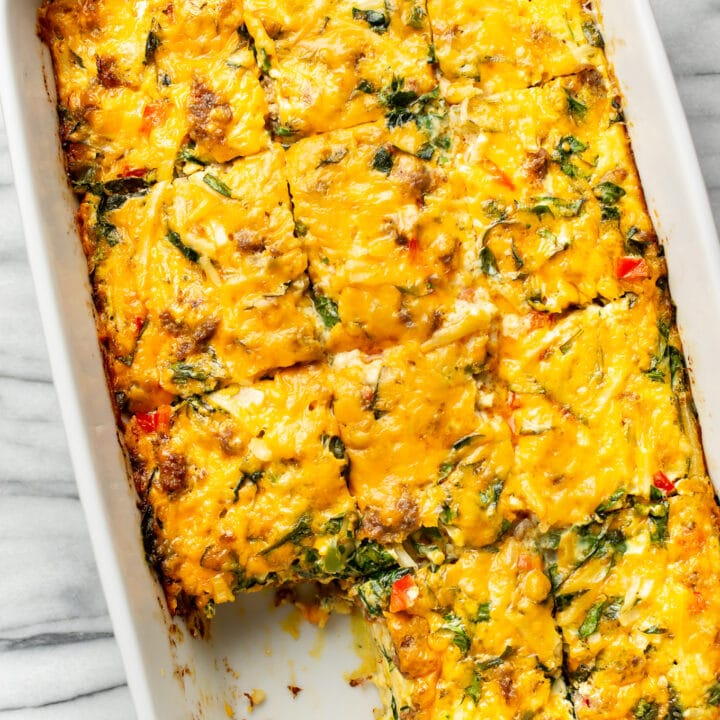 Simple Breakfast Casserole • Salt & Lavender