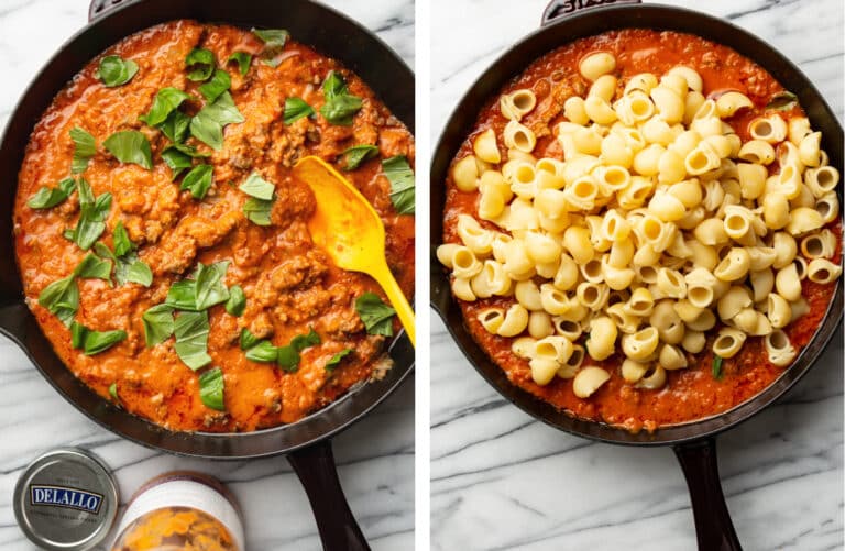 Spicy Vodka Pasta Bake • Salt & Lavender