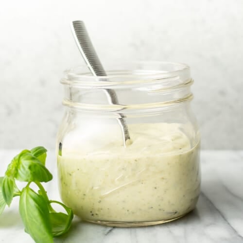 pesto dressing Creamy Pesto Sauce Recipe
