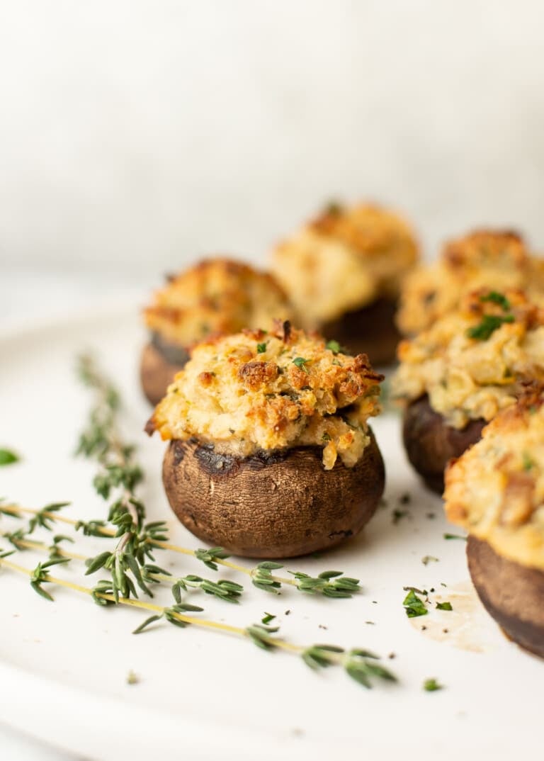Simple Stuffed Mushrooms • Salt & Lavender
