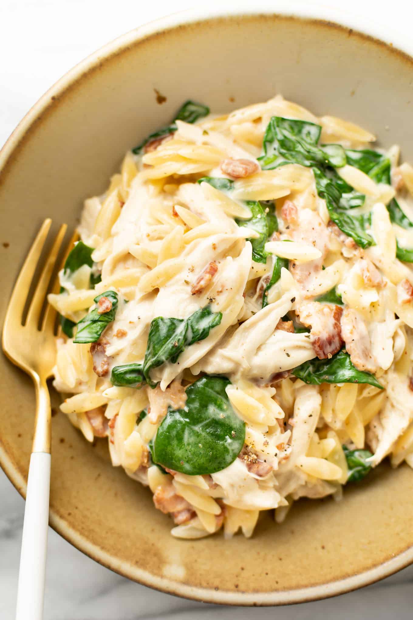 Chicken Bacon Ranch Orzo