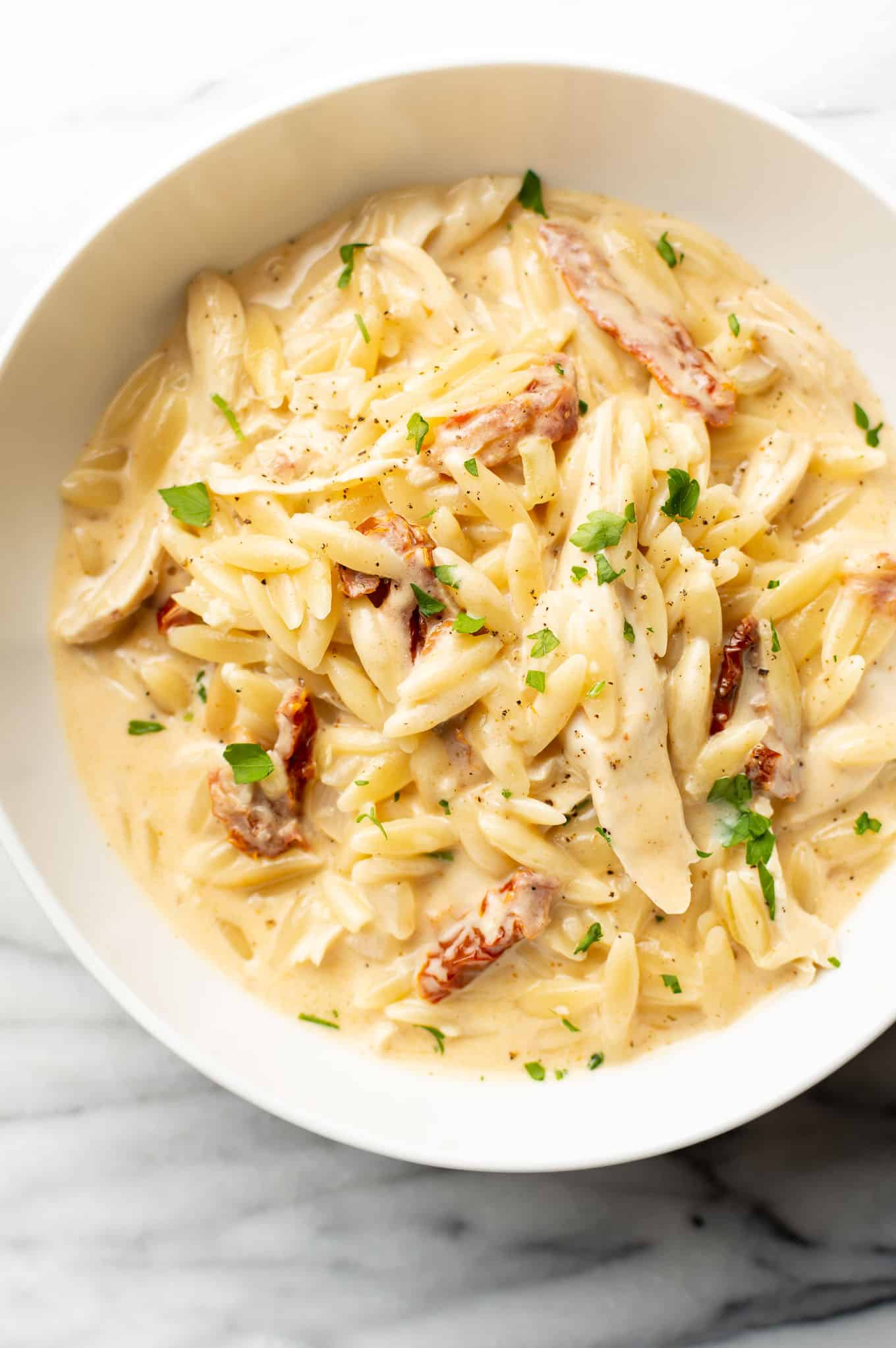 Cajun Chicken Orzo - Salt & Lavender