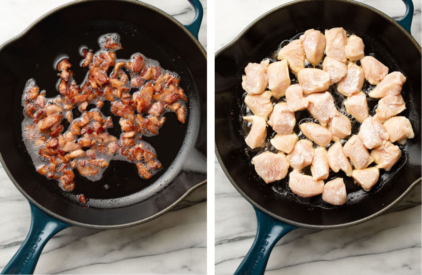 Chicken Bacon Spinach Pasta • Salt & Lavender