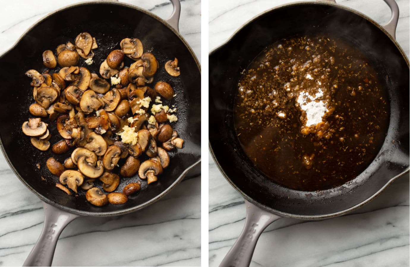 Italian Sausage Mushroom Pasta • Salt & Lavender