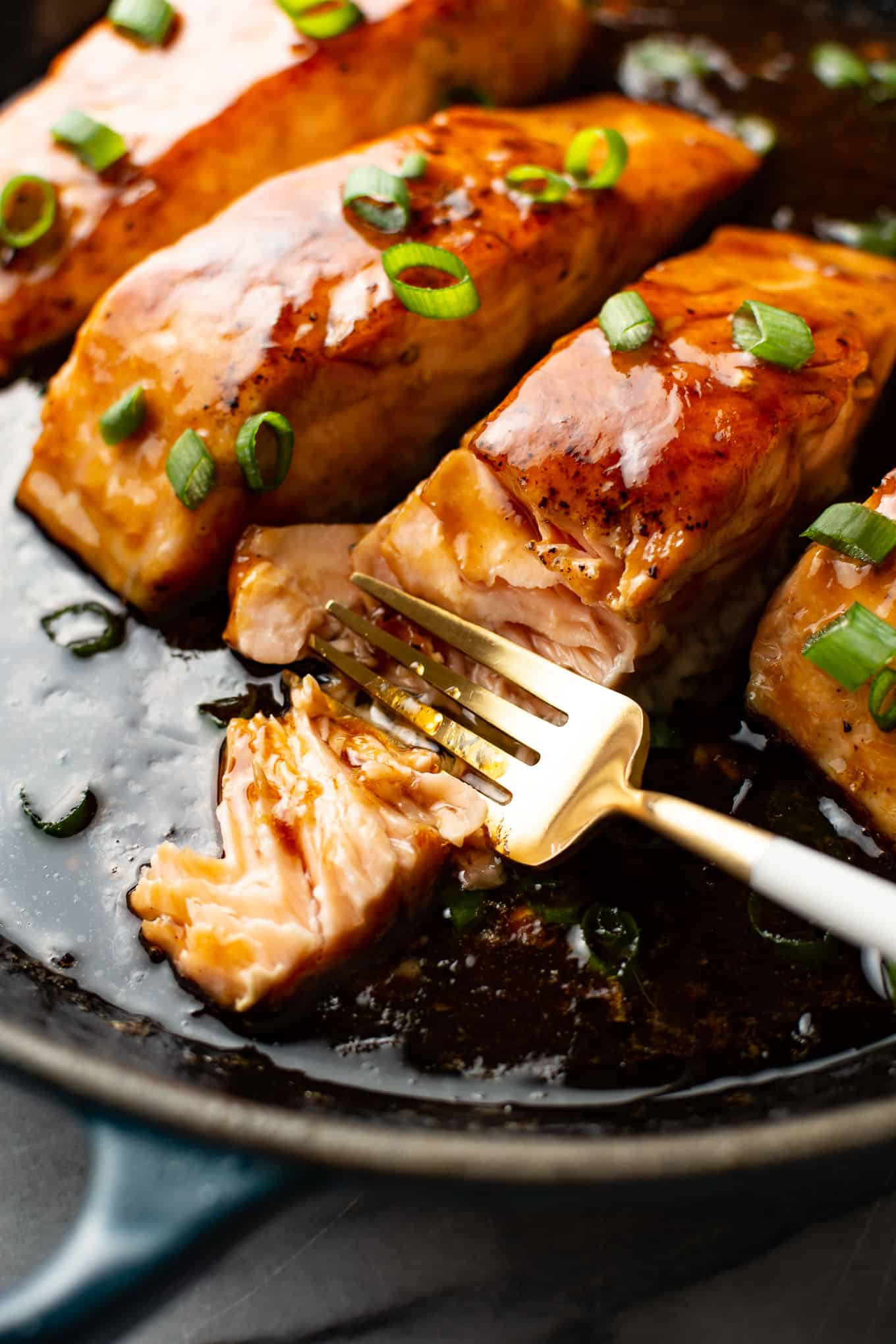 Maple Glazed Salmon [www.saltandlavender.com]