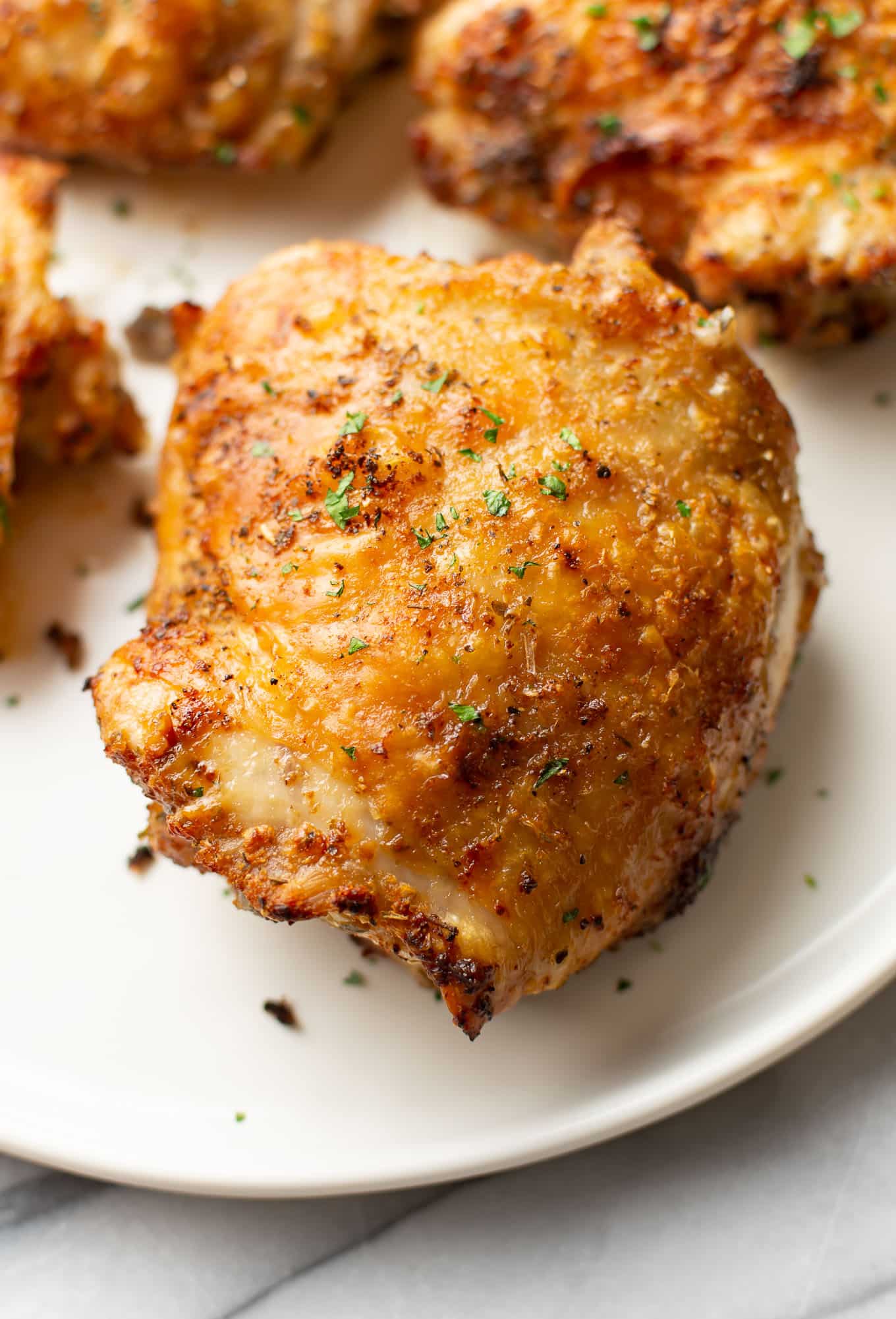 Crispy Air Fryer Chicken Thighs - Salt & Lavender