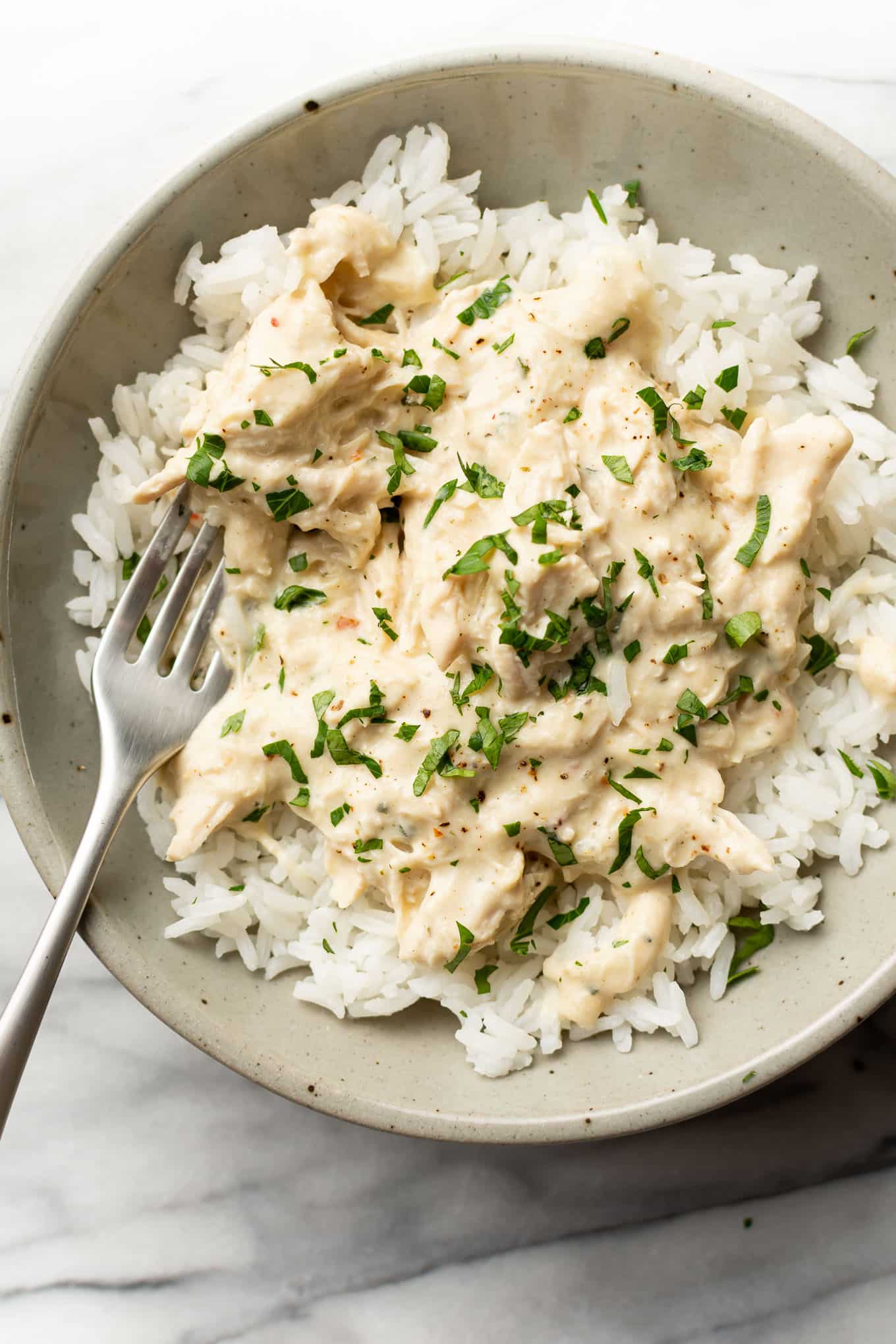 Crockpot Italian Chicken [www.saltandlavender.com]