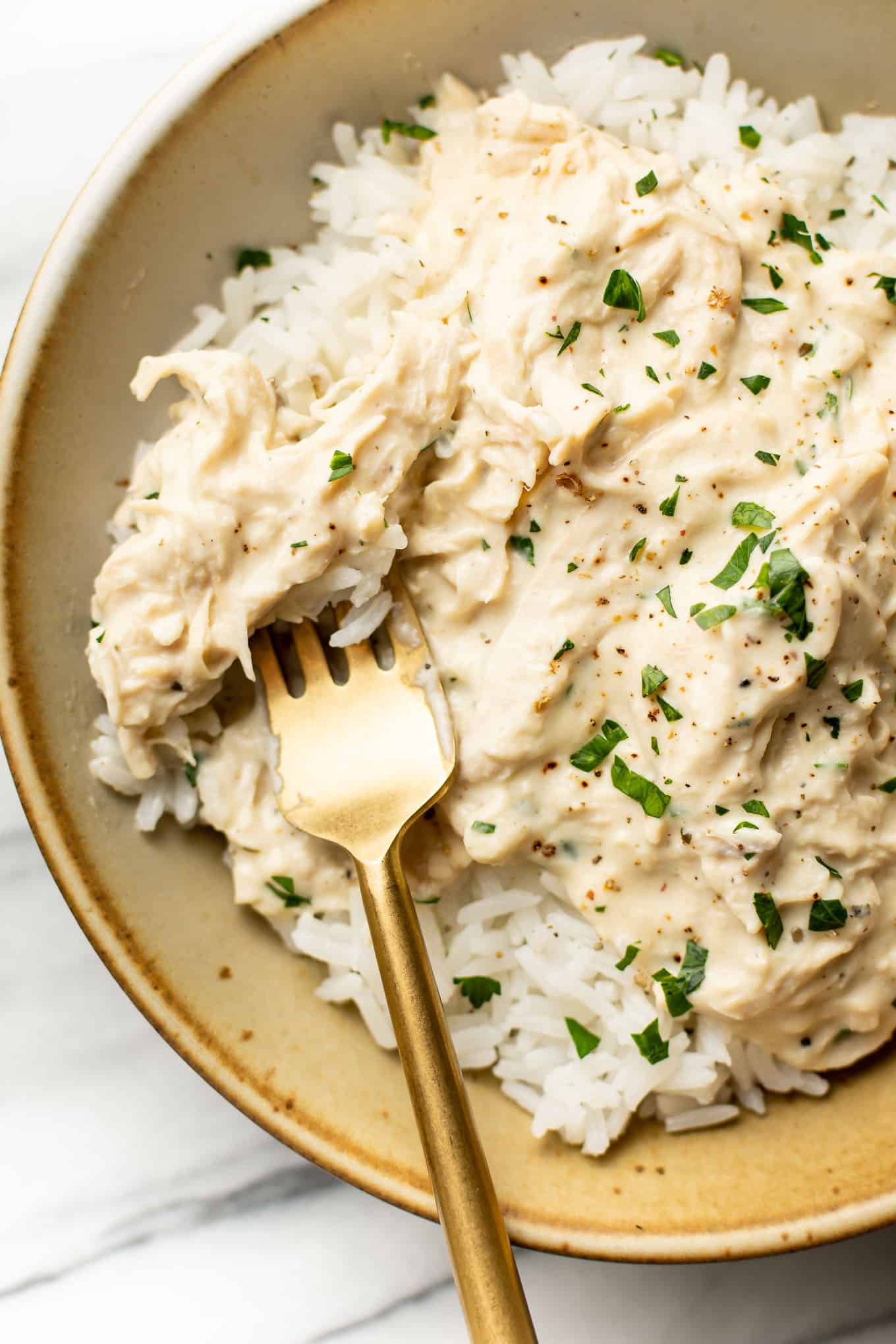 crockpot chicken with cream cheese and ranch dressing mix Creamy Ranch Slow Cooker Chicken