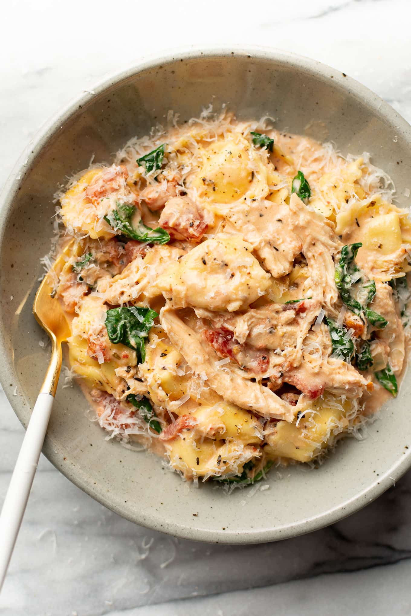 One Pan Tortellini With Chicken - Salt & Lavender