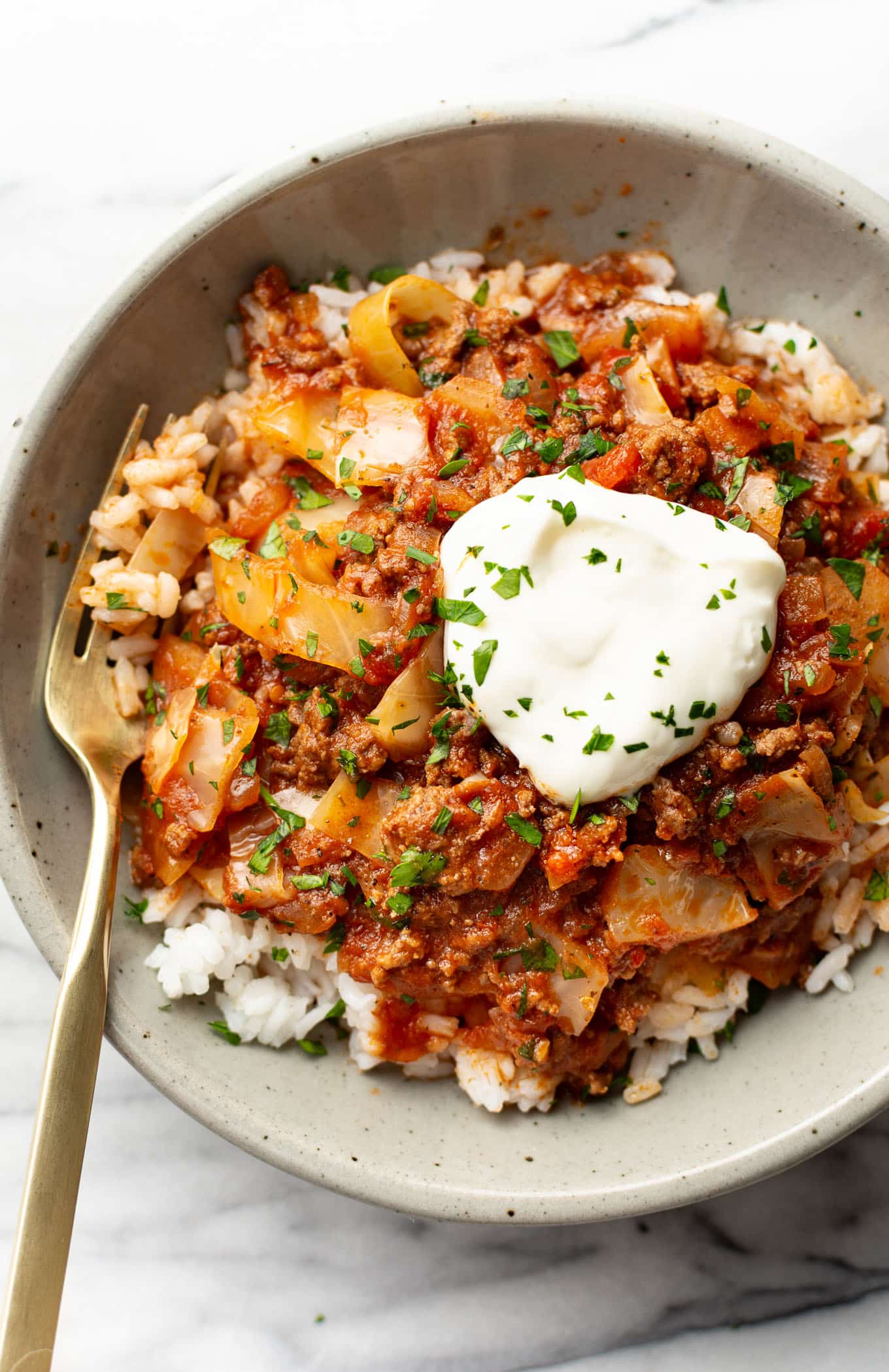Unstuffed Cabbage Rolls