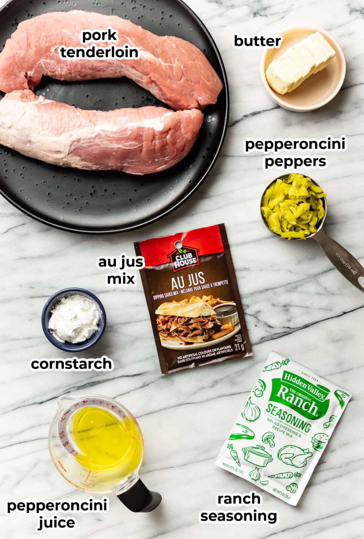 ingredients for mississippi crockpot porn tenderloin