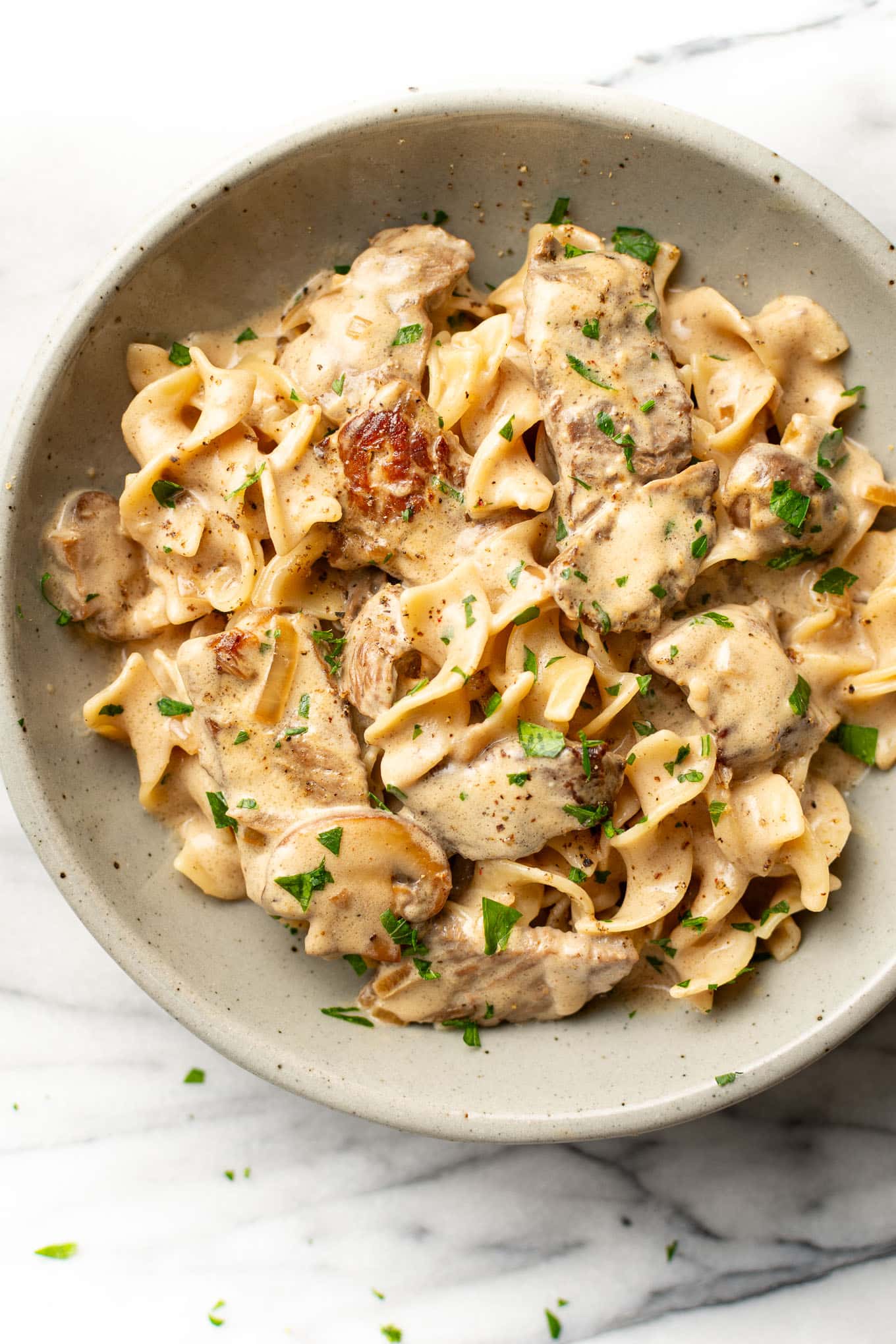 Beef Stroganoff