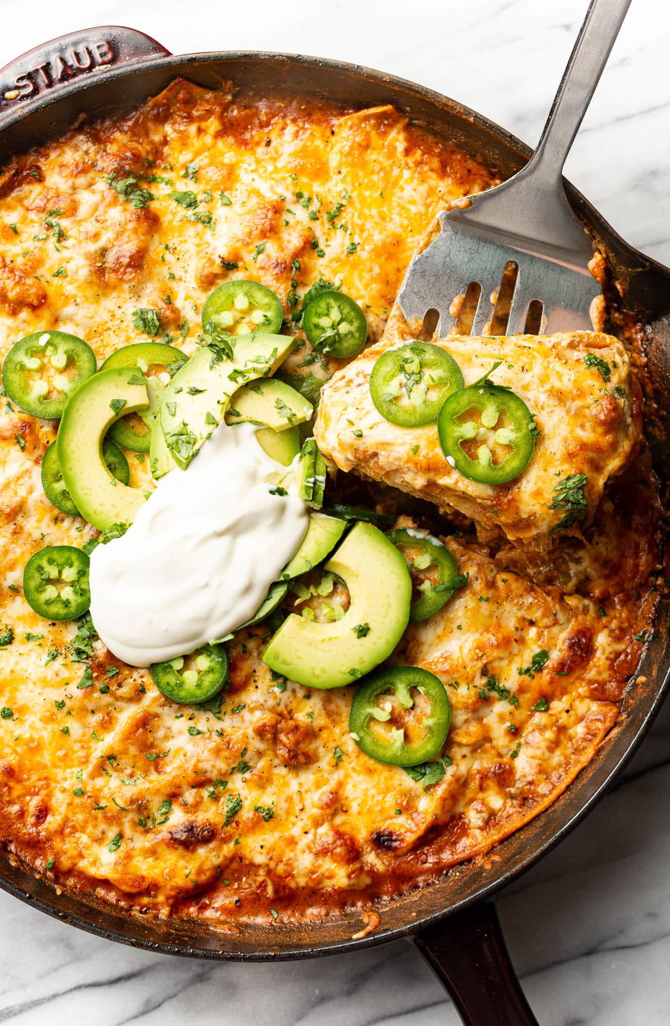 Chicken Enchilada Skillet