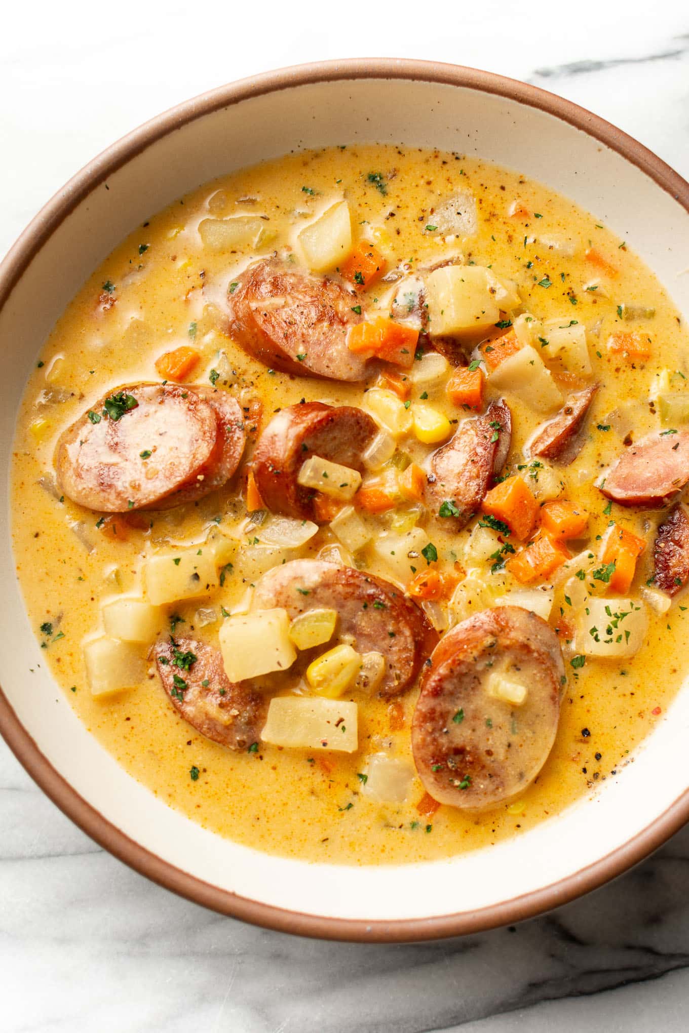 Creamy Kielbasa Potato Soup