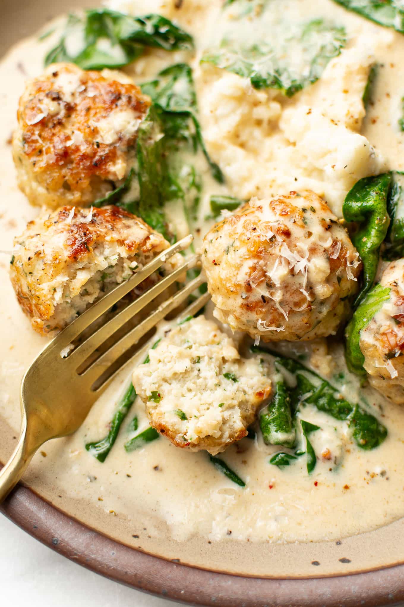 Chicken Florentine Meatballs