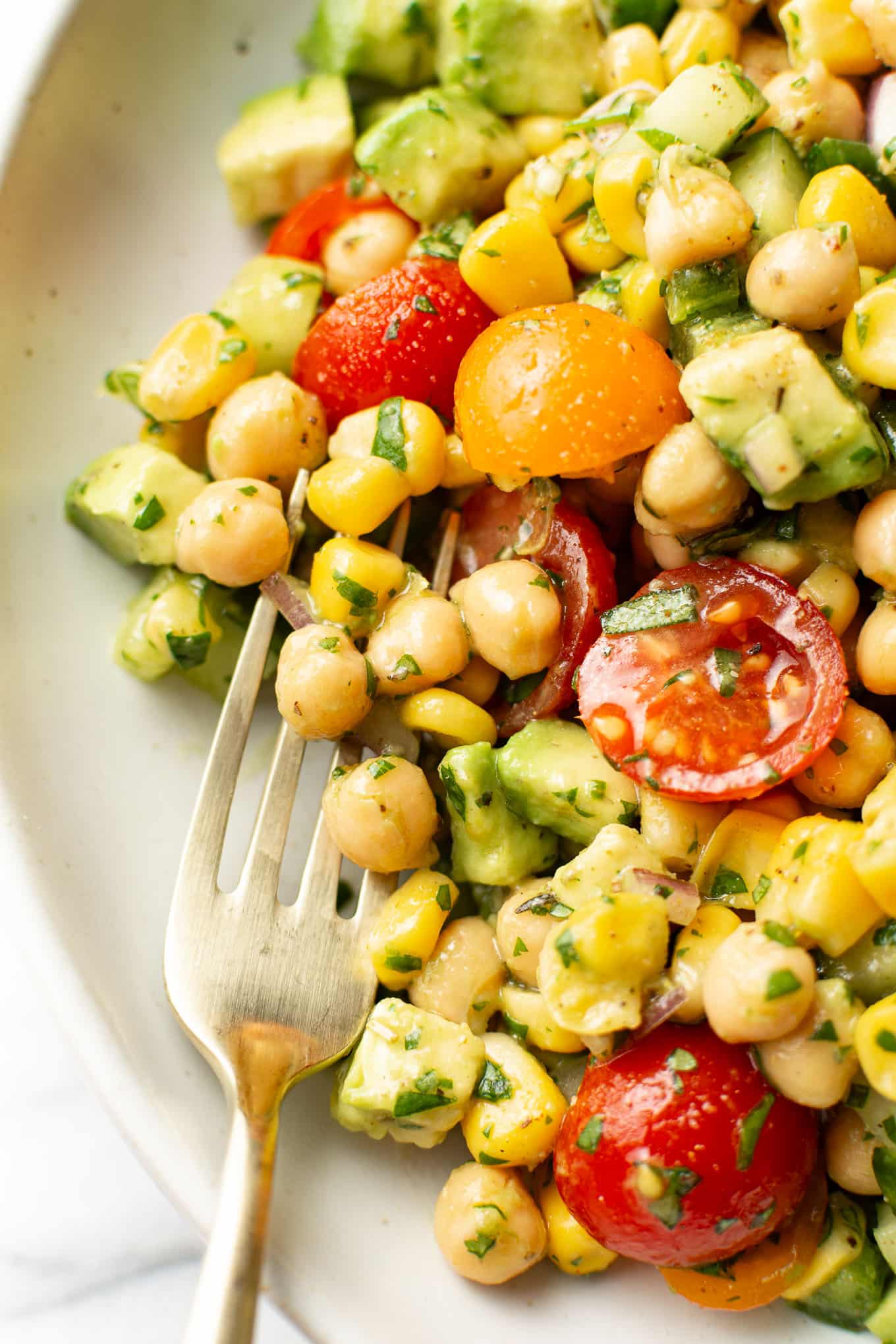 Easy Chickpea Salad